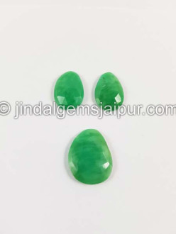Chrysoprase Rose Cut Slices